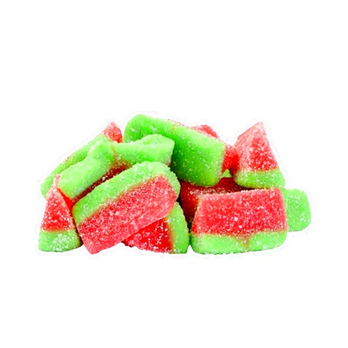 NUYAFFA 5 LB Halal Sour Watermelon Slices - Watermelon Sour Candy Bulk - Delicious Halal Watermelon Gummies - Fruity & Sweet Gift Snacks for Kids - Party Size