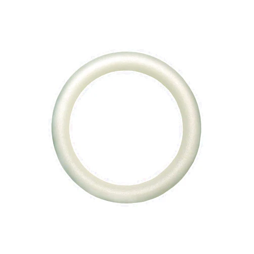 FloraCraft Extruded CraftFōM Bulk Wreath 1.9 Inch x 13.8 Inch White
