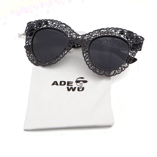 ADE WU Luxury Sunglasses Women’s Designer Oversized Cat Eye Sunglasses