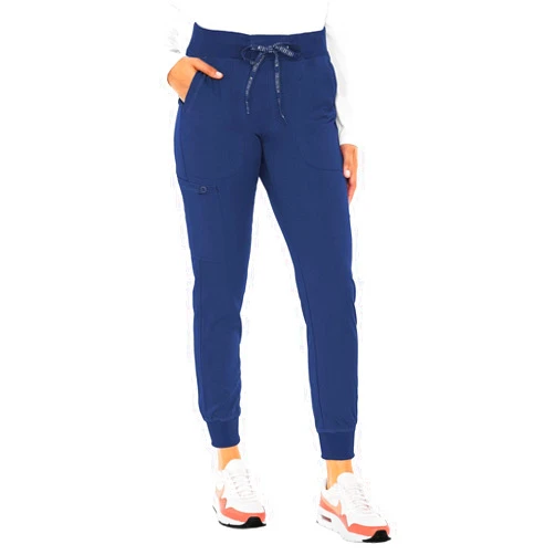 Med Couture Touch Women's Scrub Pant Yoga Jogger with 5 Pockets & Drawstring Waistband - MC7710