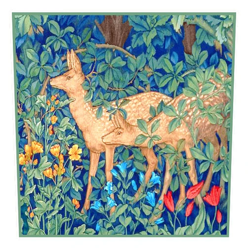 Orenco Originals Forest Deer by William Morris Counted Cross Stitch Pattern