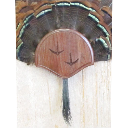 Taxidermists Woodshop The Black Walnut Carved Turkey Mounting Kit -01