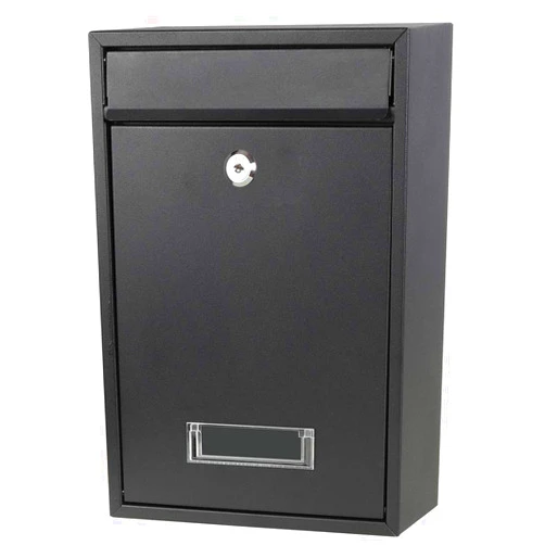Decaller Wall Mounted Mailboxes with Rust-Proof Cover, Decaller Outdoor Key Locking Mail Box, 12 3/5