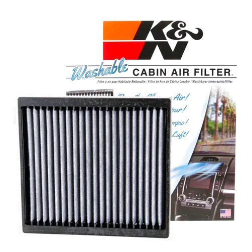 K&N LIFETIME Cabin Air Filter: Premium, Washable, Clean Air for your Cabin: Compatible with Select 2000-2021 Nissan/Mitsubishi/Holden/Renault/Isuzu Vehicle Models, VF2004