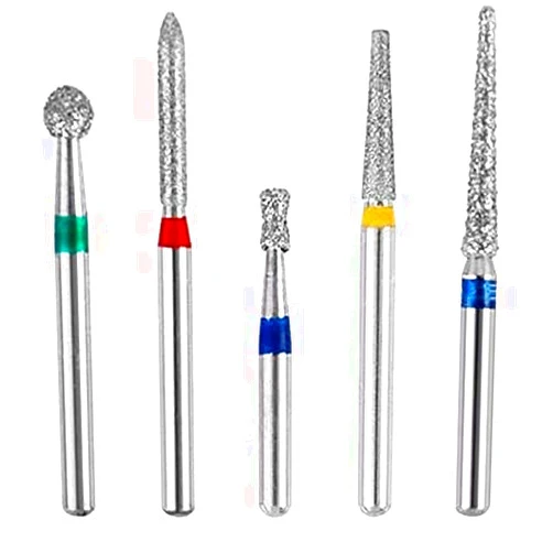ZJ-COSM 50pcs Diamond Burs FG Diamond Burs