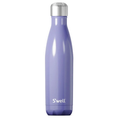 S'well Stainless Steel Water Bottle, 17oz, Hillside Lavender, Triple Layered Vacuum Insulated Containers Keeps Drinks Cold for 36 Hours and Hot for 18, BPA Free, Perfect for On the Go