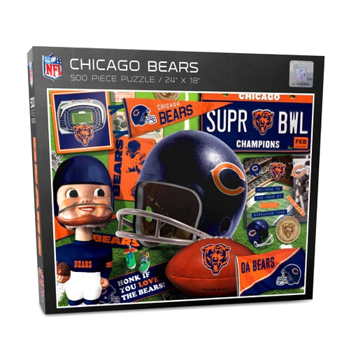 YouTheFan NFL Retro Series Puzzle - 500 Pieces