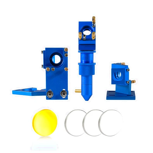 Ultrarayc K Series CO2 Laser Head Set with 20mm Mirrors and Lens D20 FL50.8 for K4060 40W 50W CO2 Laser Engraver Cutter Machine(Blue)