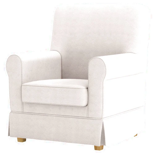 HomeTown Market Duable Ektorp Jennylund Cover Replacement Custom Made Compatible for IKEA Jennylund Chair. an Armchair Sofa Slipcover Replacement (Polyester Flax Beige)