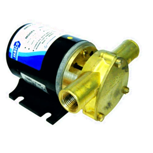 Jabsco 18660 Series Marine Water Puppy Bilge/Sump Flexible Impeller Pump 6.3 GPM, 12-Volt, 15-Amp Non-CE, 1/2