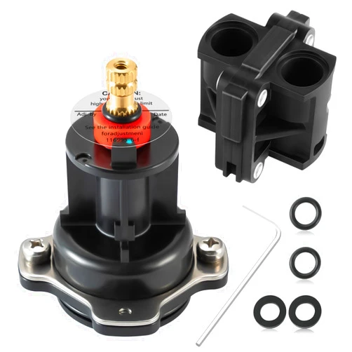 Vayolli GP76851 Mixer Cap and GP500520 Pressure Balancing Unit, Compatible with Kohler GP77759 Mixer Cap, Shower Cartridge Replacement Valve Repair Kit, for Rite-Temp and 1/2