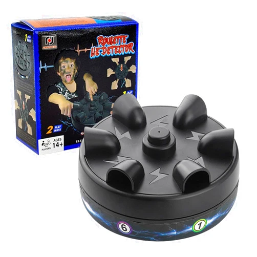 Generic Micros Electric Shocking Lie Detec-tor, Shock Roulette Part-y Game, Lie Detec-tor Test Machine, Lightnings Reaction Shocking Game, Shocking Roulette Truth Or Dare Game for Part-y Prank