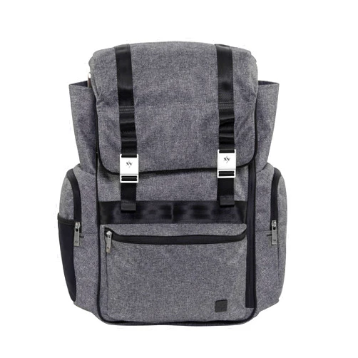 JuJuBe Hatch Durable Traveler/Diaper Dad Bag, XY Collection - Gray Matter