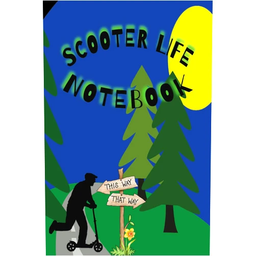 Mrs. Melissa Ann Williams Scooter Notebook Scooter Life Notebook:: 120 blank lined paper, Scooter notebook for boys or girls, scooter note book for birthday, office notes, school notes