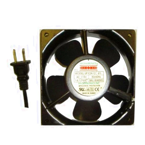 Mechatronics 120x120x38mm Low Speed AC fan w/36 inch Cord - (UF12A12-BTL)