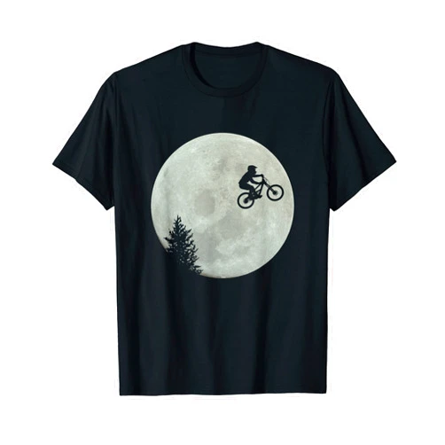 Bici Da Downhill Maglia MTB Abbigliamento Ciclista MTB Mountain Bike Funny Moon Bike Gift T-Shirt