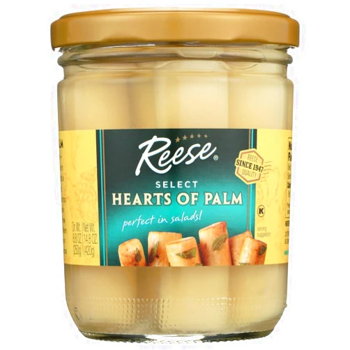 Reese Hearts Of Palm Glass 14.8 OZ (Pack of 24)