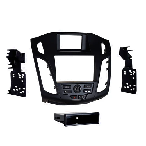 Metra 99-5827B Double/Single DIN Radio Installation Kit for 2012-Up Ford Focus, Black