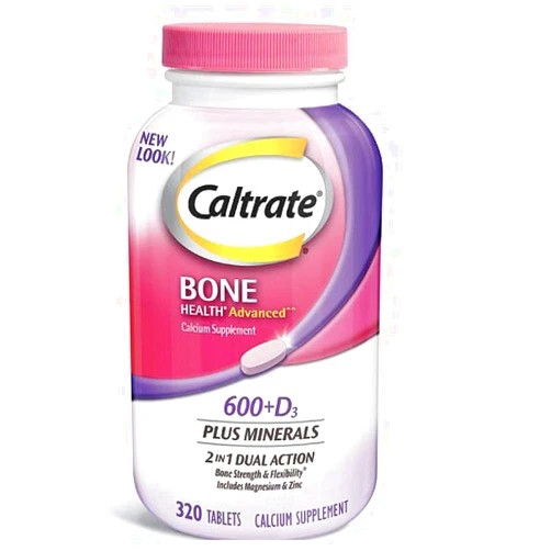 Caltrate 600mg + D3 with Minerals, 320 Count