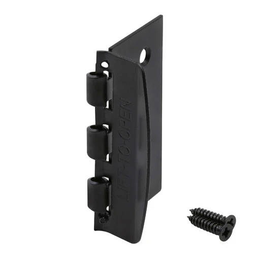 Prime-Line U 103198 Flip Lock Door Lock 2-3/4 inch Height with Fasteners, Matte Black (Single Pack)