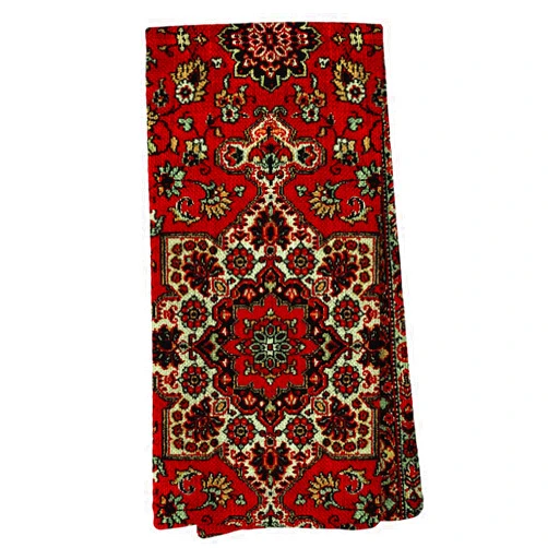 Liosei Vintage Boho Bohemian Oriental Traditional Kitchen Towels - Red Waffle Dish Towels for Kitchen, Boho Hand Towels, Waffle Weave Microfiber Towel 16x24