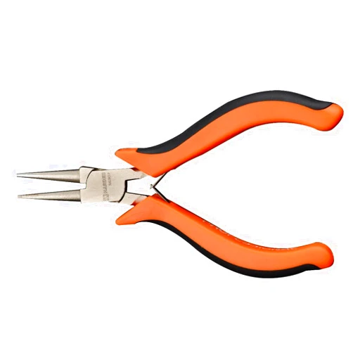 Edward Tools Mini Round Nose Pliers 4.5” - Round Pliers for Jewelry, Wire Bending, Wire Looping, Beading, Electrical - CRV Fine Carbon Steel - Ergonomic Handle