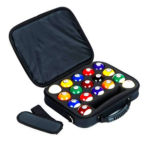 Collapsar Pool Balls Carrying Case, Nylon Travel Holder for One Set of Billiard Balls