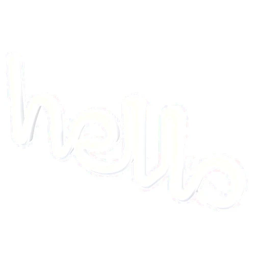 MXGZ Hello Letters, LED Light Up Neon Sign, Soft Neon Tube, Anti-Glare Wall for Hello Letters(#2)