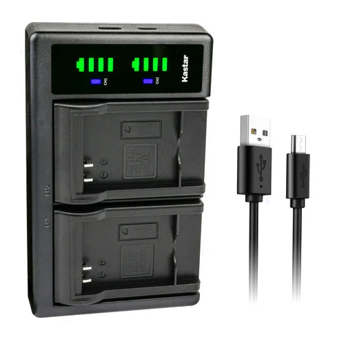 Kastar LTD2 USB Battery Charger Replacement for Panasonic DMW-BCM13, DMW-BCM13E, DMW-BCM13PP Battery, VSK0800, VSK0801 Charger, Panasonic Lumix DMC-ZS40K DMC-ZS40S, Lumix DMC-ZS45 DMC-ZS45K