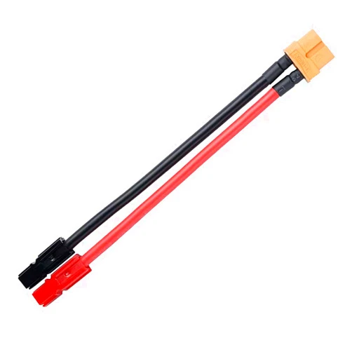 XP-POWER Ebike Battery Cable Anderson to XT60 Adapter/Anderson to XT90 Adapter/XT90 to XT60 Adapter/Anderson to Bullet Plug Cable -12AWG Silicone Wire(1Pcs)