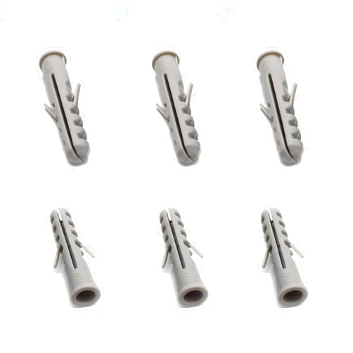 LANGE HOME Drywall Anchors Pack - 6 Plastic Wall Anchors - Organizer Box Included - Screws and Anchors, Wall Anchors (6)