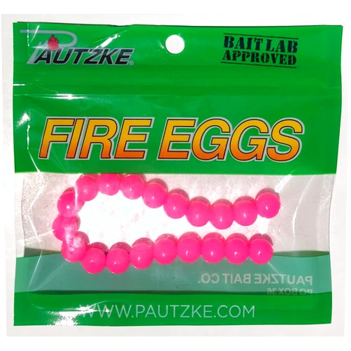 PAUTZKE'S Pautzke Fire Eggs Soft Bait - Pink - Trout