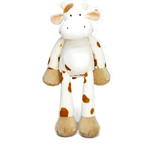 Teddykompaniet Båstad Teddykompaniet Diinglisar Adorable Stuffed Animal Lovely Realistic Large Cow Animal Baby Comforter Soft Plush Sleep Toys | Birthday Gift for Baby Child Toddler |Ages 0+