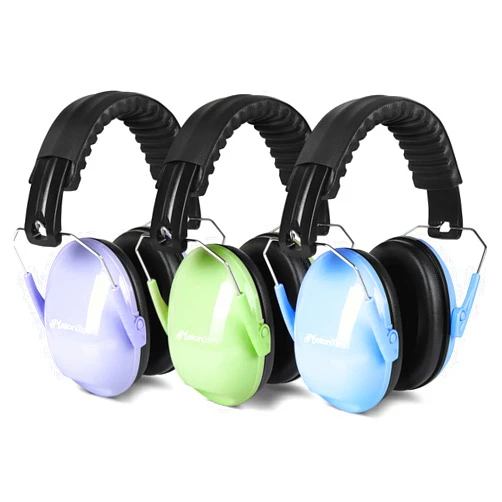 MelonArt Noise Cancelling Headphones for Kid Adult, 3PCS Kids Ear Hearing Protection 27dB Noise Reduction Earmuffs for Autism Sensory Toddler Soundproof Headphones for Shooting/Monster Truck/Concert