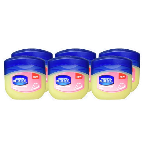 Vaseline Set of Six Vaseline Baby Gentle Protective Petroleum Jelly- Travel Size, 1.7 Oz, 6 Count (Pack of 1)