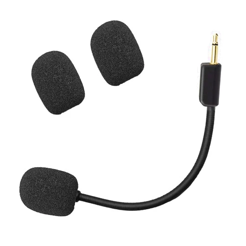 CLANMOU Replacement Microphone for Razer BlackShark V2 / V2 Pro Wireless Gaming Headset – Detachable 3.5mm Boom Mic with Foam Cover, Compatible with PC, PS5, Xbox