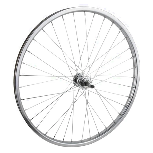 WheelMaster Wheel Master Rear Bicycle Wheel 24 x 1.75 36H, Steel, Bolt On, Silver