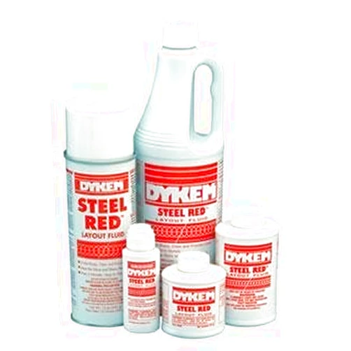ITW Professional Brands 80496 STEEL RED LAYOUT FLUID 8OZ. BIC
