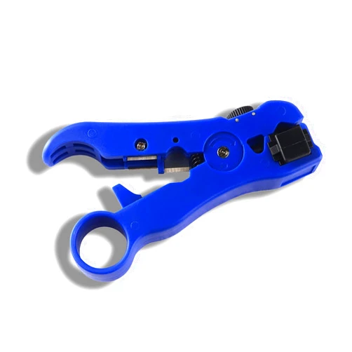 FLYPIG Rotary Coax Coaxial Cable Wire Cutter Stripper For RG59 RG6 RG7 RG11 RG 6 7 11 Cat5 Cat6 Universal Coaxial And Cat Wire Stripping Tool