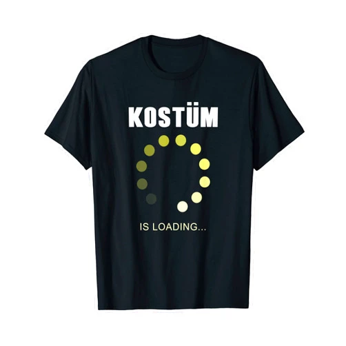 Lustige Witzige Fasching Karneval Kostüm Shirts.MK Carnival Anti Costume Saying Loading Fancy Dress Costume T-Shirt