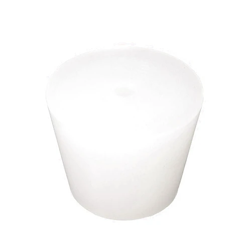 Hengshitong 8mm Hole Silicone Rubber Stopper, Tapered Rubber Stopper, Food Grade Silicone Rubber Stopper, Beer and Wine Sealing