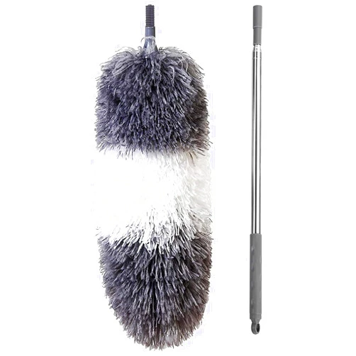 BOOMJOY Microfiber Feather Duster with Extendable Pole, 100