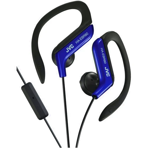 JVC HAEBR80A Sports Clip Headphones (Blue)