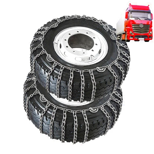 YAGOLD Set of 2 Tire Chains for Trucks 2pcs Snow Chains for Trucks Snow Chains for Car Tires Anti-Skid Thickening Tire Chains Winter Car Accessories No Jack Required 2pcs 315/80R22.5 2pcs 235/75R17.5