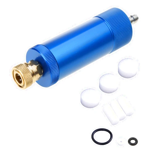 EAJORN 30Mpa Oil Water-Separator High Pressure Hand Air Compressor- Aluminum Alloy Strong Bearing- Filter, Blue