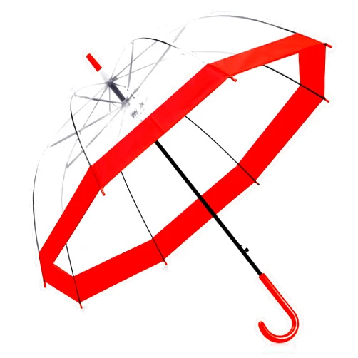 Dansydaisy Clear Bubble Umbrella 46 Inch Bubble Umbrella Automatic Open See Through Umbrella for Wedding Outdoor