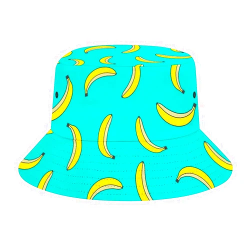 Lcokin Bucket Hat for Women Men, Outdoor Foldable UV Protection Fisherman Sun Hat Full Print Beach Travel Summer Cap
