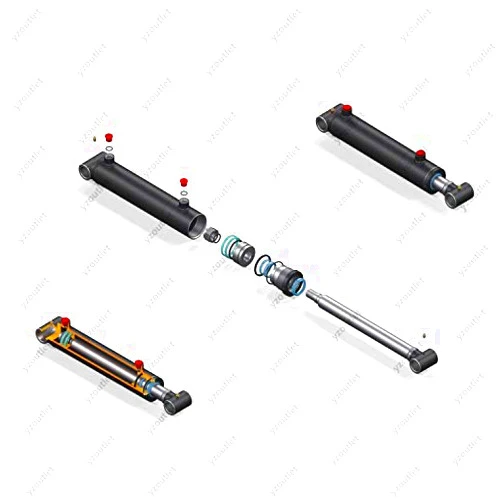 Mighty Double Acting Hydraulic Welded Cylinder, Tube Cross - 1.5