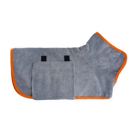 JTYKUYR Dog Bathrobe Super Absorbent Dog Towels Microfiber Bath Robe Towel for After Bath Warm Keeping Dogs Cold Weather Coats