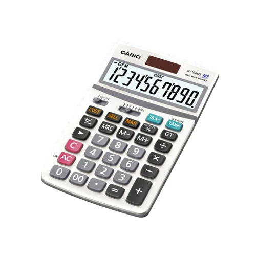 Casio Inc. JF-100BM Standard Function Calculator,Multicolor, 4 1/4 x 6 7/8